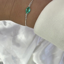Pulseira Feminina Delicada Ajustável Regulável Prata 925 banhada