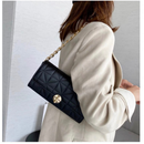 Bolsa baguette celebridade bordada linha axila bolsa de ombro único corrente de verão pequena bolsa quadrada 7725