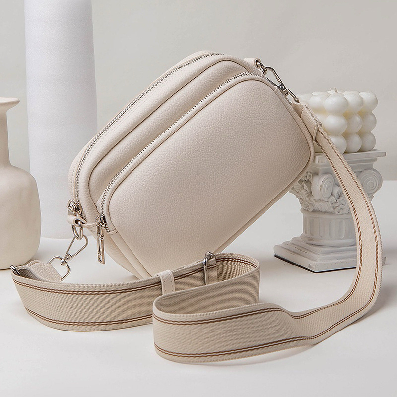 Bolsa Feminina De Ombro Transversal Com Alça Tecido Elegante[L031]