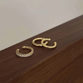 Piercing Fake Orelha Brinco Kit Pressão Argola Dourado Prateado