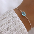 Pulseira Feminina Delicada Ajustável Regulável Prata 925 banhada
