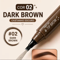 Caneta de Sobrancelha Fio a Fio 4 Pontas - Microblading À Prova D'Água