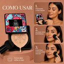 BB Cream/Base/Corretivo Base Líquida com Esponja com Formato de Cogumelo ou Base Matte Bisnaga / reme Clareador NATURAL