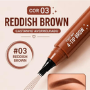 Caneta de Sobrancelha Fio a Fio 4 Pontas - Microblading À Prova D'Água