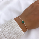 Pulseira Feminina Delicada Ajustável Regulável Prata 925 banhada